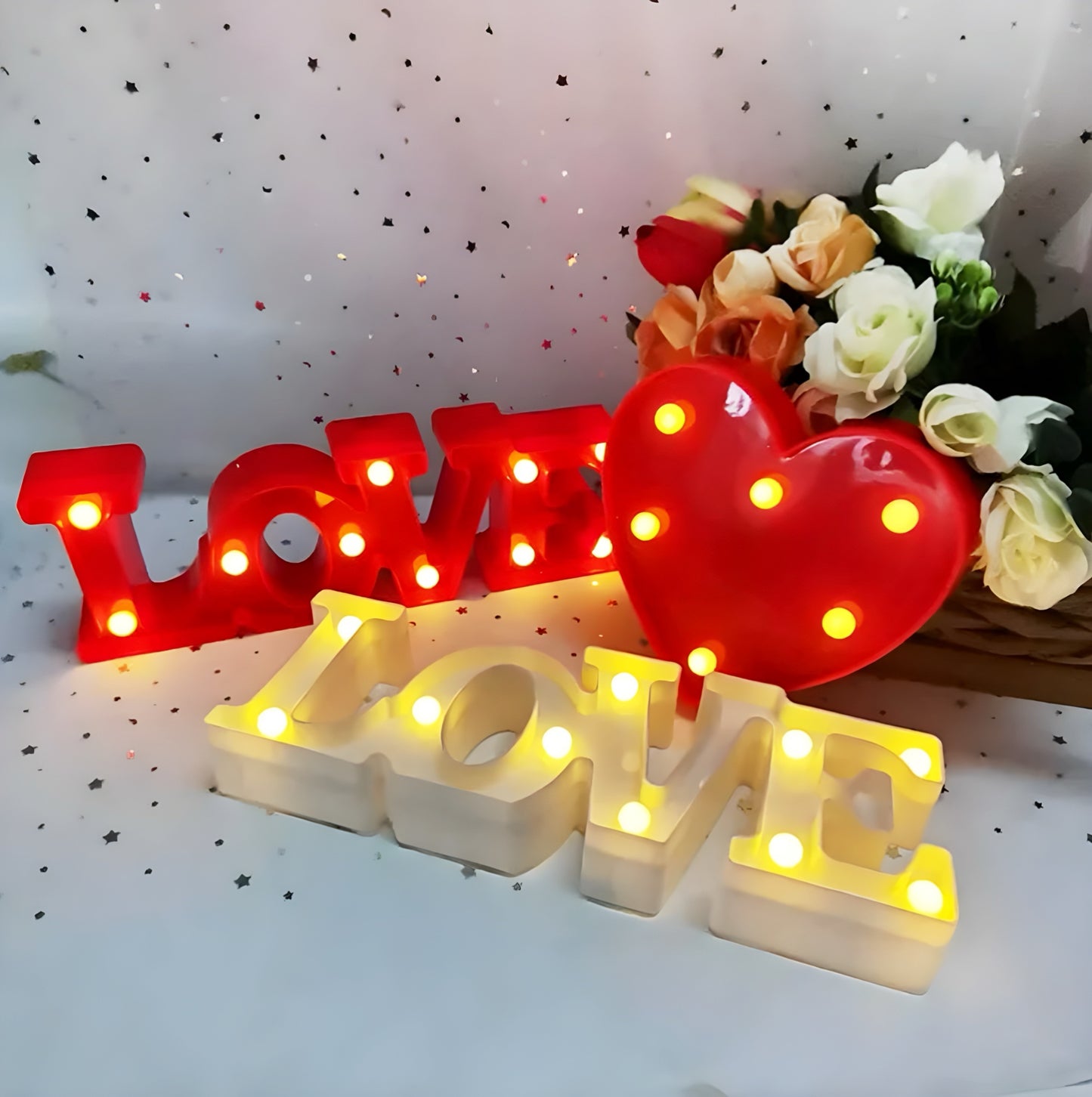 Décoration lumineuse « LOVE »